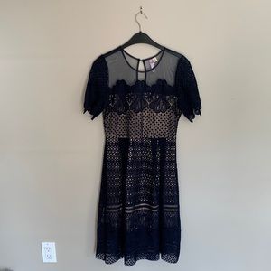 Alya, size medium, navy blue dress